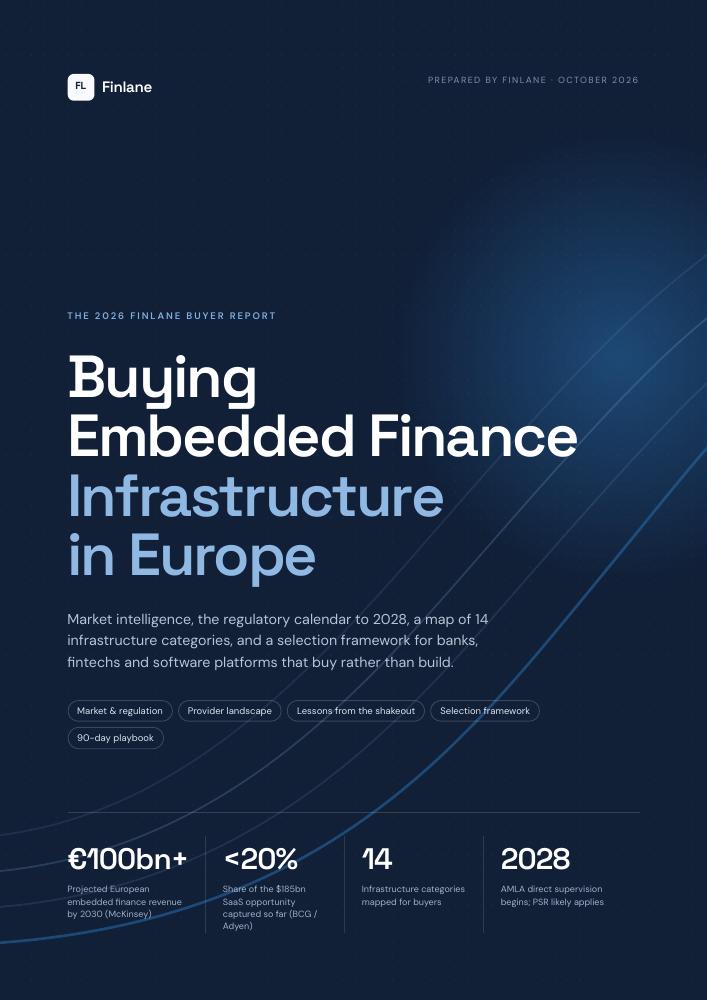 Cover of Embedded Finance Report 2026